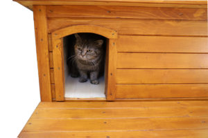 Zateplený domček pre mačku ELISA EXTRA