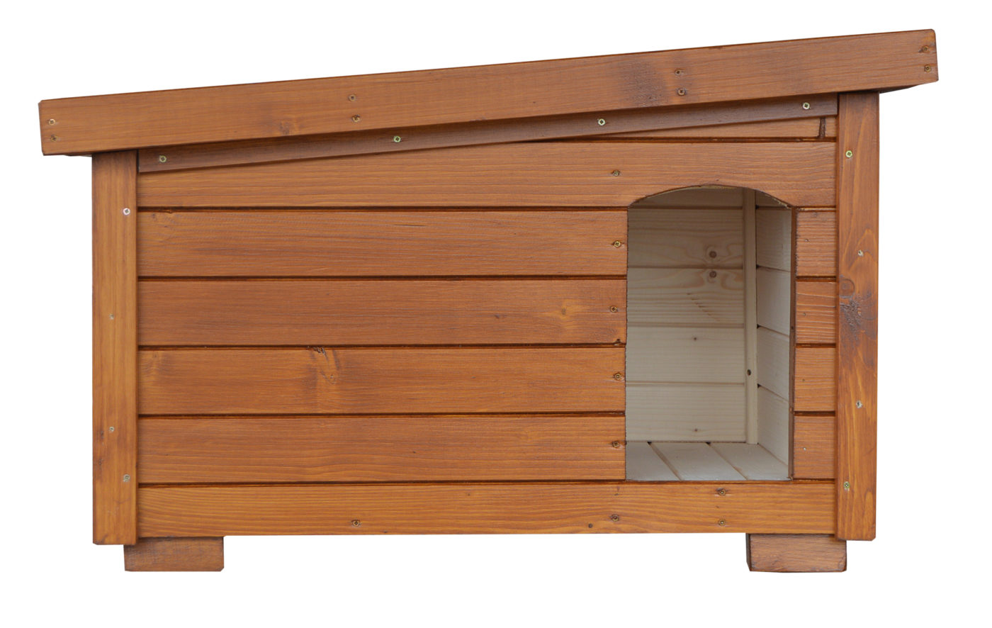 Kvalitný zateplený domček pre 1 – 3 mačky DAISY so šikmou strechou so sklonom do strany