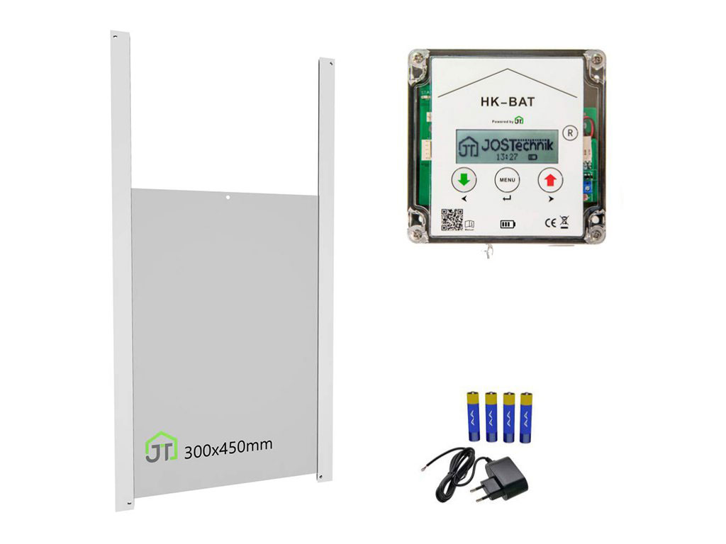 Komplet automatického otvárania a zatvárania kurína JOSTechnik HK-Bat 30x45 D