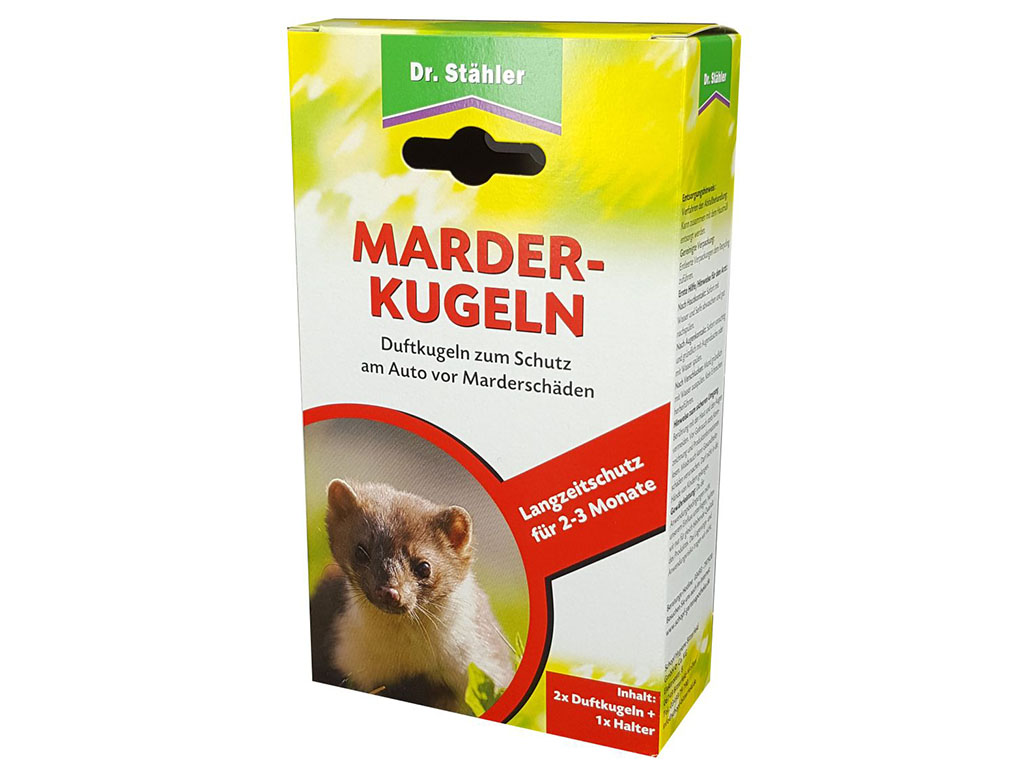 Závesný odpudzovač kún do auta DR.STÄHLER MARDER KUGELN